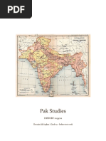 Pak Studies History Notes