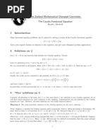 Cauchy Functional Equation