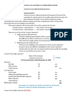 Lesson 3c The Statement of Comprehensive Income - Merchandising Business