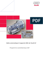 SSP 367 Boîte Automatique 6 Rapports 09D de L'audi Q7