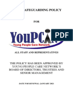 Child Safeguarding Policy - Young People Care Network (YOUPCAN)