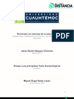 Ensayo Las Principales Tesis Gnoseológicas