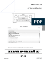 Marantz Sr-19 Service Manual