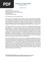 (DAILY CALLER OBTAINED) - 2023.02.16 - Bicameral Congressional Letter Re National Archives Discrimination