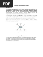 Lenguajes de Programación de PLC