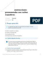 Tema 4. Construcciones Pronominales Con Verbos Transitivos