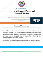 Chapter 2 Research Planning & Proposal Writing