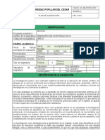 Plan de Asignatura Seminario de Investigacion Iii