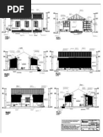 Corte A-A' Pabellon 1 Corte B-B' Pabellon 1: Aula 1 Vereda Aula 2 Vereda Vereda