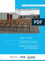 Prueba Saber Matematicas Tercero 2020