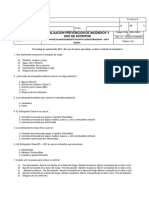 Evaluacion Prevencion de Incendios y Uso de Extintores