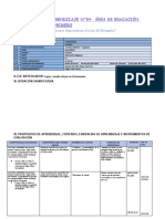 EXPERIENCIA DE APRENDIZAJE N 04 de 1RO