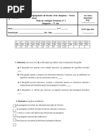 Teste 7º Ano Ligia