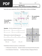 Distance and Midpoint Formula Worksheet 3