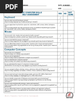 BCA Self Assessment English and Tagalog