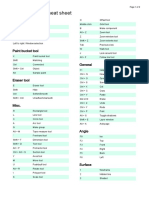 Sketchup Shortcuts