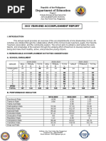 Ano Es - Annual Accomplishment Report 2022