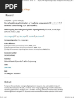 Co-Scheduling Optimization of Multiple Resources in The Automated Terminal Considering AGV Path Conflict Compendex