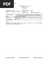 Kartu Soal Us Matematika Peminatan 2022-2023