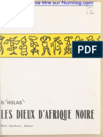 Les Dieux D'afrique Noir