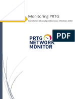 Monitoring PRTG. Installation Et Configuration Sous Windows 2016