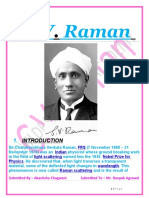 C V Raman: FRS Indian Light Scattering Nobel Prize For Physics Wavelength Raman Scattering