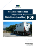 Cone Penetration Test Design Guide For S