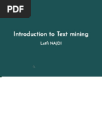 Introduction To Text Mining