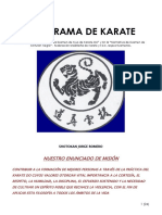 Programa - Karate 2021