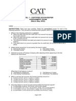 CAT L1 Assessment Exam (Batch May 2022) - 1