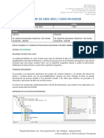 Informe Recuperación de Datos de Disco Duro