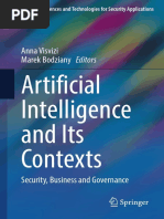 Artificial Intelligence and Its Contexts: Anna Visvizi Marek Bodziany Editors