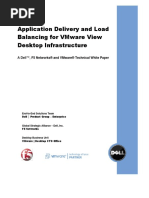 Application Delivery and Load Balancing For VMware View Desktop Infrastructure