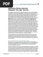 Application Delivery Security - Integrated Any App Security