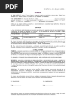 Contrato de Arras Compra Venta Coche Segunda Mano 1 (4) .Docx AUTOMOCION LAS PALMERA