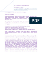 Transcrição Áudio Tales de Carvalho Quatro Temperamentos e Demais Quatros Parte I