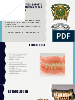 Definicion, Objetivos, Soporte, Estabilidad y Retencion de Las Protesis Totales