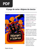 El Juego de Cartas "Mujeres de Ciencia" - Mujeres Con Ciencia