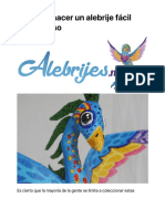 Cómo Hacer Un Alebrije Fácil Paso A Paso