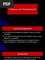 Distance and Displacement