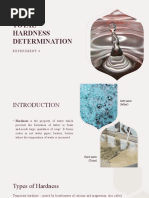 Experiment4-Total Hardness Determination