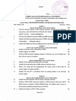 CS305 Microprocessors and Microcontrollers, December 2019