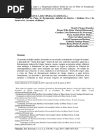 Teoria Dos Jogos e A Recuperação Judicial - Estudo de Caso Do Plano de Recuperação Judicial Da Saraiva e Siciliano SA e Da Saraiva SA Livreiros e Editores