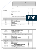 Proiectare de Lunga Durata Clasa 9