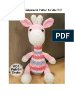 Rosa Jirafa Amigurumi Patron Gratis PDF