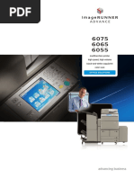 Canon imageRUNNER ADVANCE 6055 Brochure