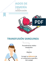 Cuidados en Hemotransfusión