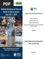 Boletim Estatístico Da Pesca Do Estado Do Rio de Janeiro - Anos 2011 E2012