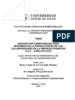 Gestión Por Competencias para Incrementar La Productividad de Los Colaboradores en La Empresa Pronatur