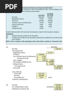 P6-10A Compute Gross Profit Rate and Inventory Loss Using Gross Profit Method